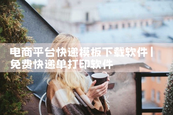 电商平台快递模板下载软件