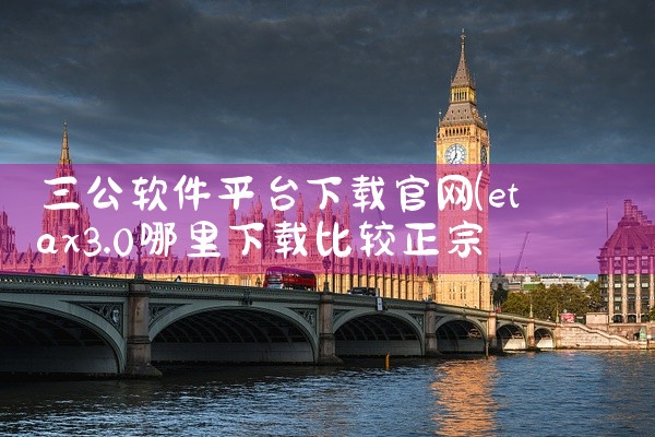 三公软件平台下载官网